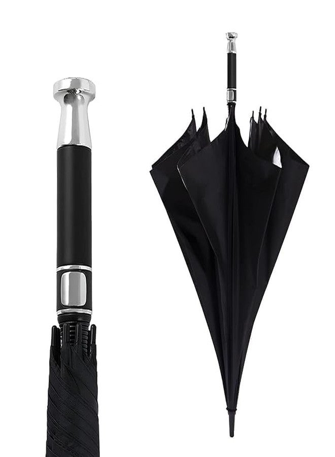 BIYALI Big Umbrella for Men - Auto Open Folding Umbrella for Men & Women - UV Protection, Windproof, & Waterproof Chatri Stylish Design - Non-Slip Handle - Easy Open/Close - Multicolor (R.R.Umbrella) - Image 2